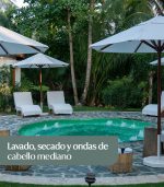 Lavado y secado de cabello- mediano