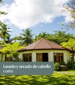 Lavado y secado de cabello – corto