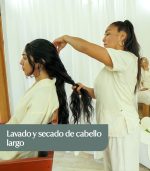 Lavado y secado de cabello- largo