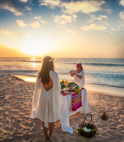 Ceremonia Simbólica en la Playa