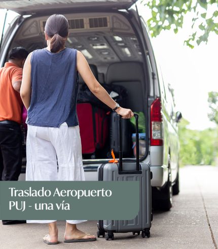 Traslado Aeropuerto PUJ - una vía