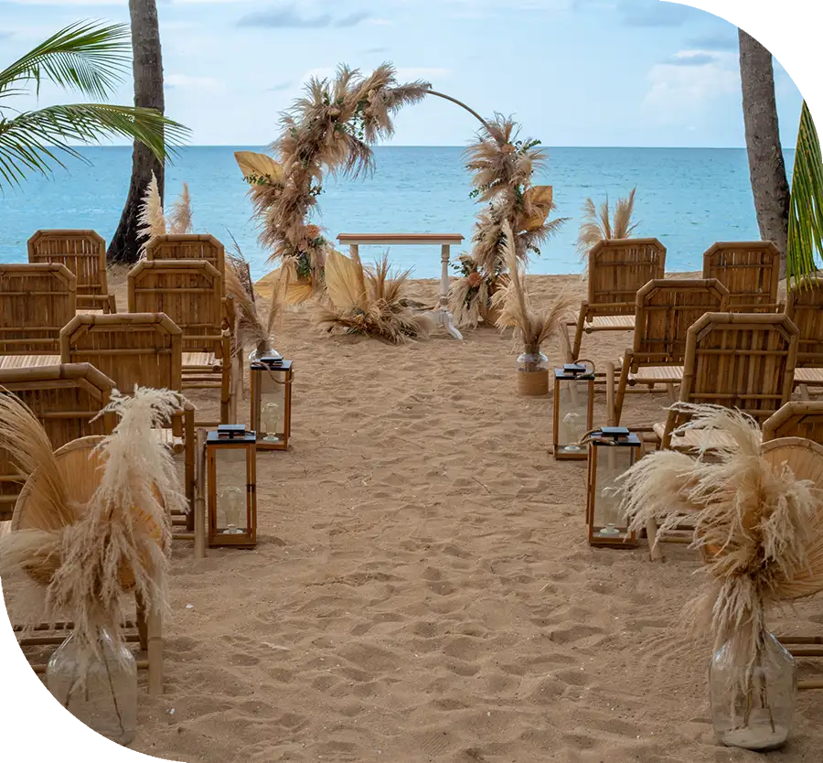 Sublime Samana Ceremonia en la playa