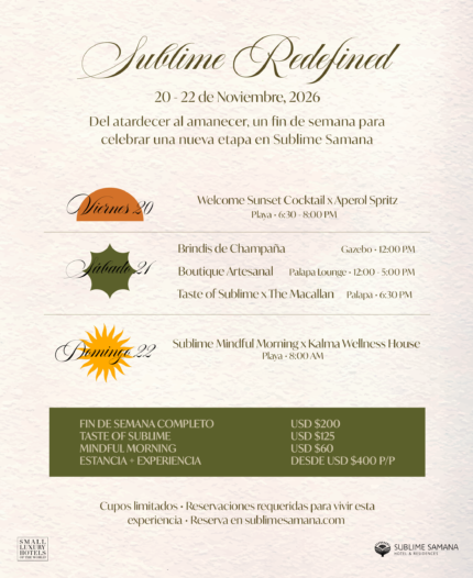 Programa Actividades Sublime Redefined
